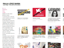 Tablet Screenshot of paulalopezbarba.com